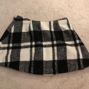 Wool plaid skirt from Asos